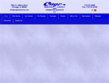 Tablet Screenshot of cagememorial.com